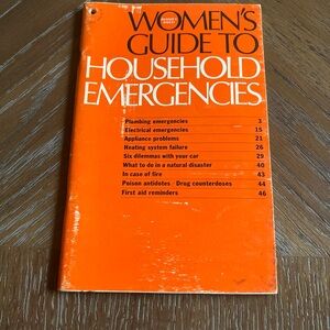 Reader's Digest Women's Guide to Household Emergencies 1973 Plumbing Electric